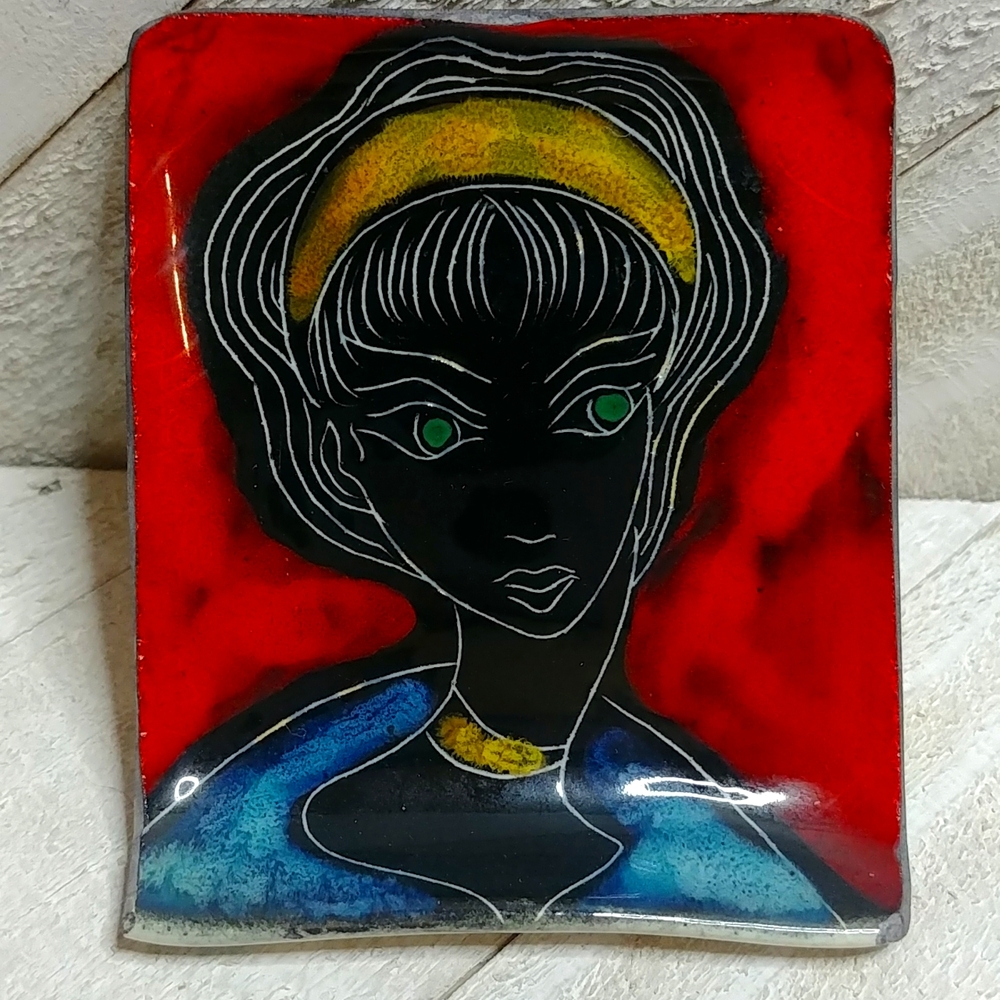Small Italian Hand Painted Tile